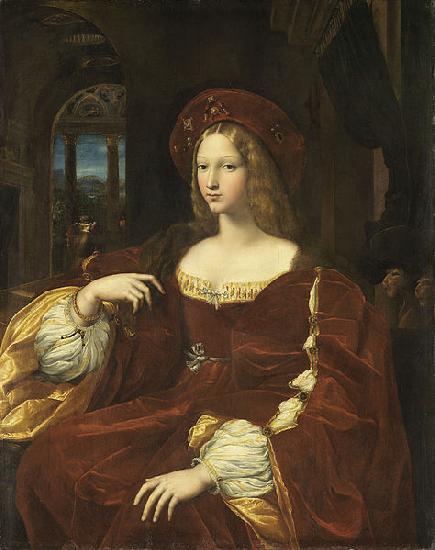RAFFAELLO Sanzio Portrait de Jeanne d Aragon
